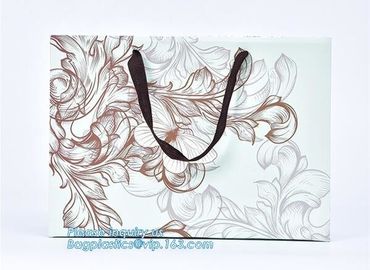 china supplier new design hot snow man printed luxury OEM shopping carrier christmas paper bag for gift packing, bagease supplier