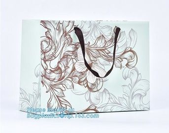 china supplier new design hot snow man printed luxury OEM shopping carrier christmas paper bag for gift packing, bagease supplier