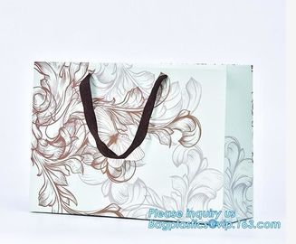china supplier new design hot snow man printed luxury OEM shopping carrier christmas paper bag for gift packing, bagease supplier