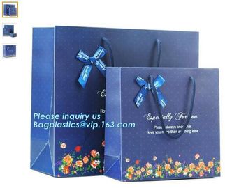 Luxury Paper Carrier Bag for Suit,Luxury Printed Paper Carrier Bag For Cosmetic,recyclable custom logo luxury paper carr supplier