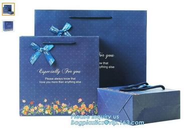 Luxury Paper Carrier Bag for Suit,Luxury Printed Paper Carrier Bag For Cosmetic,recyclable custom logo luxury paper carr supplier
