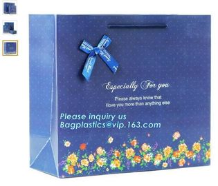 Luxury Paper Carrier Bag for Suit,Luxury Printed Paper Carrier Bag For Cosmetic,recyclable custom logo luxury paper carr supplier