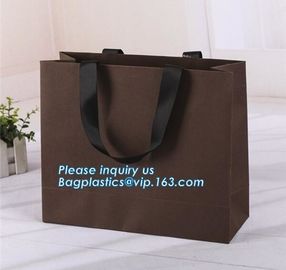 Promotional Custom Logo Printed Clothing Packaging Luxury Gift Carrier Shopping Gift Paper Bag,Shopping Paper Pag Luxury supplier