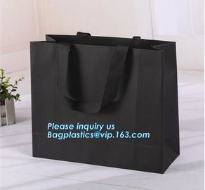Promotional Custom Logo Printed Clothing Packaging Luxury Gift Carrier Shopping Gift Paper Bag,Shopping Paper Pag Luxury supplier