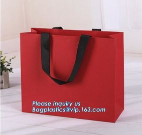 Promotional Custom Logo Printed Clothing Packaging Luxury Gift Carrier Shopping Gift Paper Bag,Shopping Paper Pag Luxury supplier