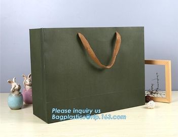Promotional Custom Logo Printed Clothing Packaging Luxury Gift Carrier Shopping Gift Paper Bag,Shopping Paper Pag Luxury supplier