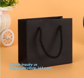Promotional Custom Logo Printed Clothing Packaging Luxury Gift Carrier Shopping Gift Paper Bag,Shopping Paper Pag Luxury supplier