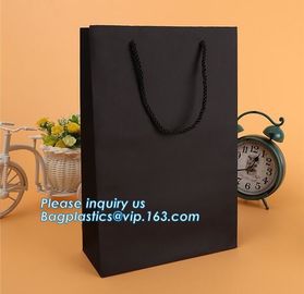 Promotional Custom Logo Printed Clothing Packaging Luxury Gift Carrier Shopping Gift Paper Bag,Shopping Paper Pag Luxury supplier