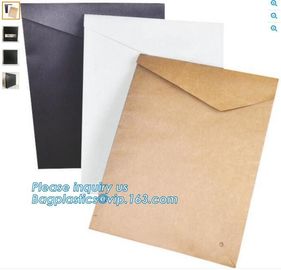 Fashion design gold foil edges light pink art paper wedding invitation cards packaging envelope RSVP envelope,bagplastic supplier