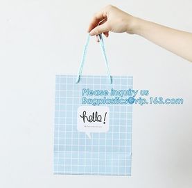 Christmas custom luxury gift food grade bakery Paper cake and bread packaging box carry Bag cut handle logo wholesale supplier