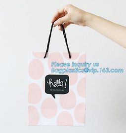 Christmas custom luxury gift food grade bakery Paper cake and bread packaging box carry Bag cut handle logo wholesale supplier