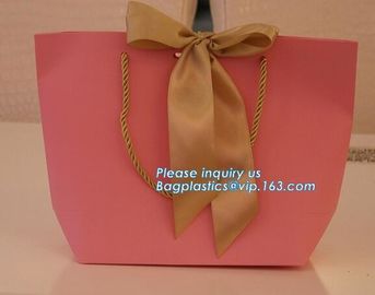 custom-made thank you rose luxury gift bags,Boutique High - End Custom Premium Paper Bags , Custom Printed Carrier Bags supplier