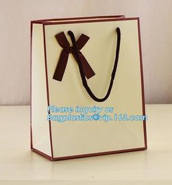 custom-made thank you rose luxury gift bags,Boutique High - End Custom Premium Paper Bags , Custom Printed Carrier Bags supplier