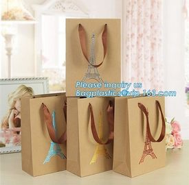 Laminated Luxury paper bags with flat tape handle,Unique carrier bag for shopping with affordable price, bagease package supplier