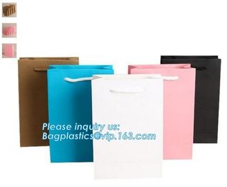 custom made high quality luxury logo gold foil full color printed carrier bags with eyelet,carrier bag for taking noodle supplier