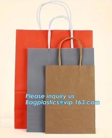 custom made high quality luxury logo gold foil full color printed carrier bags with eyelet,carrier bag for taking noodle supplier
