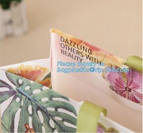 Twist Rope Handles Paper Bags For Heavy Products Packaging,Luxury foil stamping embossed heart kraft paper bag for gift supplier