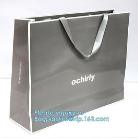 Customized luxury wedding favor bags elegant high grade carrier gift bag pretty eco friendly paper shopping bag, bagease supplier