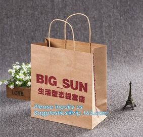 White Carrier Bags with Flat Handles,Wholesale Toy Washable Kraft Craft Paper Storage Bag,printed pink paper shopping gi supplier
