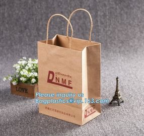White Carrier Bags with Flat Handles,Wholesale Toy Washable Kraft Craft Paper Storage Bag,printed pink paper shopping gi supplier