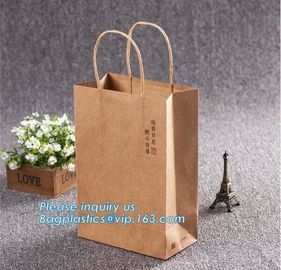 White Carrier Bags with Flat Handles,Wholesale Toy Washable Kraft Craft Paper Storage Bag,printed pink paper shopping gi supplier