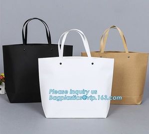 Design Luxury White Custom Craft Recycle Wine Bottle Carrier Packing Bag Gift Shopping Printed Kraft Paper Bag With Hand supplier