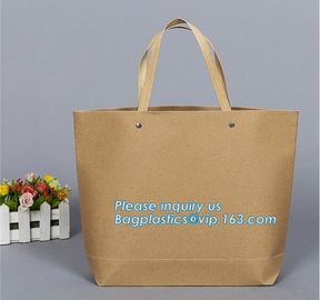 Design Luxury White Custom Craft Recycle Wine Bottle Carrier Packing Bag Gift Shopping Printed Kraft Paper Bag With Hand supplier