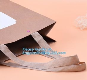 Design Luxury White Custom Craft Recycle Wine Bottle Carrier Packing Bag Gift Shopping Printed Kraft Paper Bag With Hand supplier