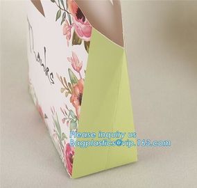 High Quality Luxury Shopping Satin Ribbon Gold Stamping Paper Bag,New hot sale brown packaging paper carrier bag take aw supplier