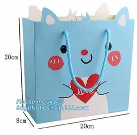 250g Custom Printed Luxury Gift Shopping Big Strong Paper Bags,Eco-friendly manufacture whole sale flower paper carry ba supplier