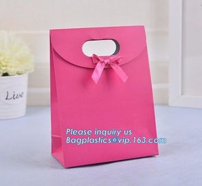 Luxury recycled custom printing logo shopping pack paper bag purple/custom low cost kraft paper bag carrier bag, bagplas supplier