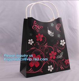 Luxury Custom Printing Unique Blue Large Shopping Carrier Personalised Gift Paper Bags With PP Rope Handle, bagease pac supplier