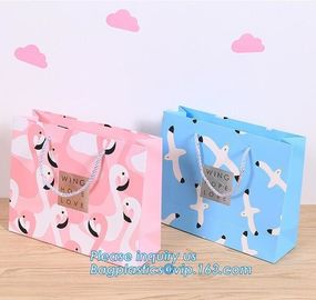 Luxury Custom Printing Unique Large Shopping Carrier Personalised Gift Paper Bags With PP Rope Handle, bagease, package supplier