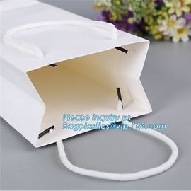 Paper Carrier Bag with ribbon handle,Fantastic carrier bag for taking noodles with handles,Paper Shopping Bags, gift pac supplier