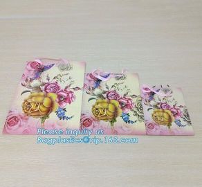 Waterproof Luxury Christmas Raw Materials Of Making Paper Carrier Gift Bag with Twisted Handle，Factory Promotional Small supplier