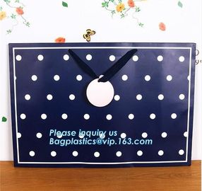 luxury black and white stripe jewellery pouch paper bags,Paper bag with your own logo,foil stamping embossed heart kraft supplier