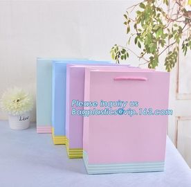 custom recycle paper bag waterproof paper carrier bag,Christmas exquisite packing bottle box luxury one bottle paper win supplier