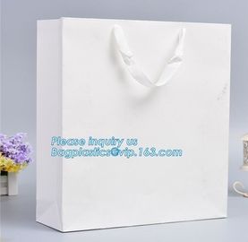 Custom Luxury Merchandise Shopping Carrier Paper Clothing Packaging Bag With Own Logo Printing,Luxury Gift Bags Carrier supplier