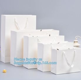 Custom Luxury Merchandise Shopping Carrier Paper Clothing Packaging Bag With Own Logo Printing,Luxury Gift Bags Carrier supplier