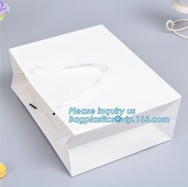 Custom Luxury Merchandise Shopping Carrier Paper Clothing Packaging Bag With Own Logo Printing,Luxury Gift Bags Carrier supplier