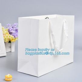 Custom Luxury Merchandise Shopping Carrier Paper Clothing Packaging Bag With Own Logo Printing,Luxury Gift Bags Carrier supplier
