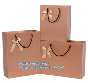 Custom Personalised Printed Small White Luxury Retail Gift Shopping Paper Carrier Bag With Handle, package, bagease pac supplier