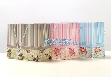 Luxury Retail Carrier Paper Shopping Packaging Bag for Clothes,Eco-friendly custom printing luxury paper wine carrier ba supplier