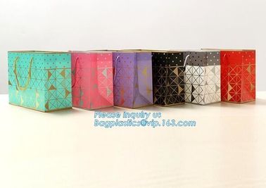 Luxury Retail Carrier Paper Shopping Packaging Bag for Clothes,Eco-friendly custom printing luxury paper wine carrier ba supplier