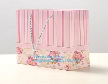 Luxury Retail Carrier Paper Shopping Packaging Bag for Clothes,Eco-friendly custom printing luxury paper wine carrier ba supplier