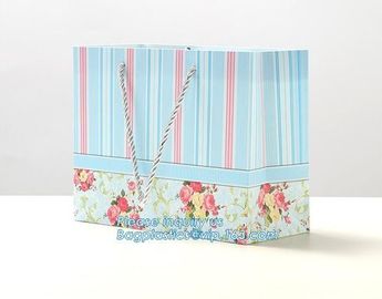 Luxury Retail Carrier Paper Shopping Packaging Bag for Clothes,Eco-friendly custom printing luxury paper wine carrier ba supplier