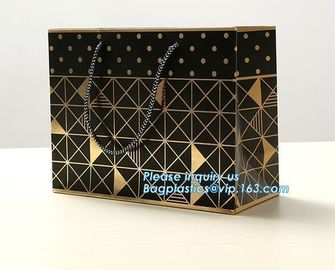 Luxury Retail Carrier Paper Shopping Packaging Bag for Clothes,Eco-friendly custom printing luxury paper wine carrier ba supplier
