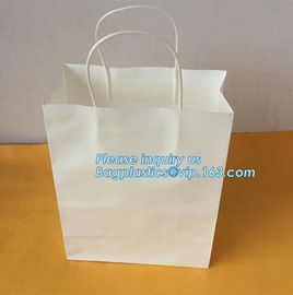 250gsm paper Custom Printed Luxury Gift Shopping bag with bow for gift package,Wholesale Kraft Food Packaging Bags, pack supplier