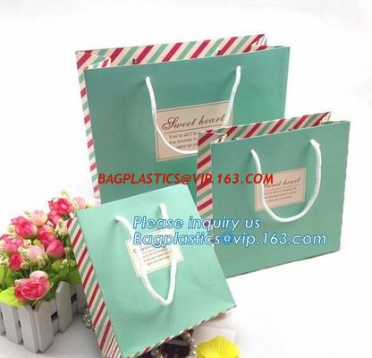 fancy luxury printed recycled party carry bag paper bag printing, carrier bag with handle,Personalised Printed Matt/Glos supplier
