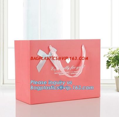 fancy luxury printed recycled party carry bag paper bag printing, carrier bag with handle,Personalised Printed Matt/Glos supplier